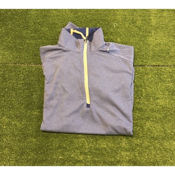 Zero Restriction 1/4 zip mens large blue lighweight breathable pullover golf RK - Picture 1 of 13
